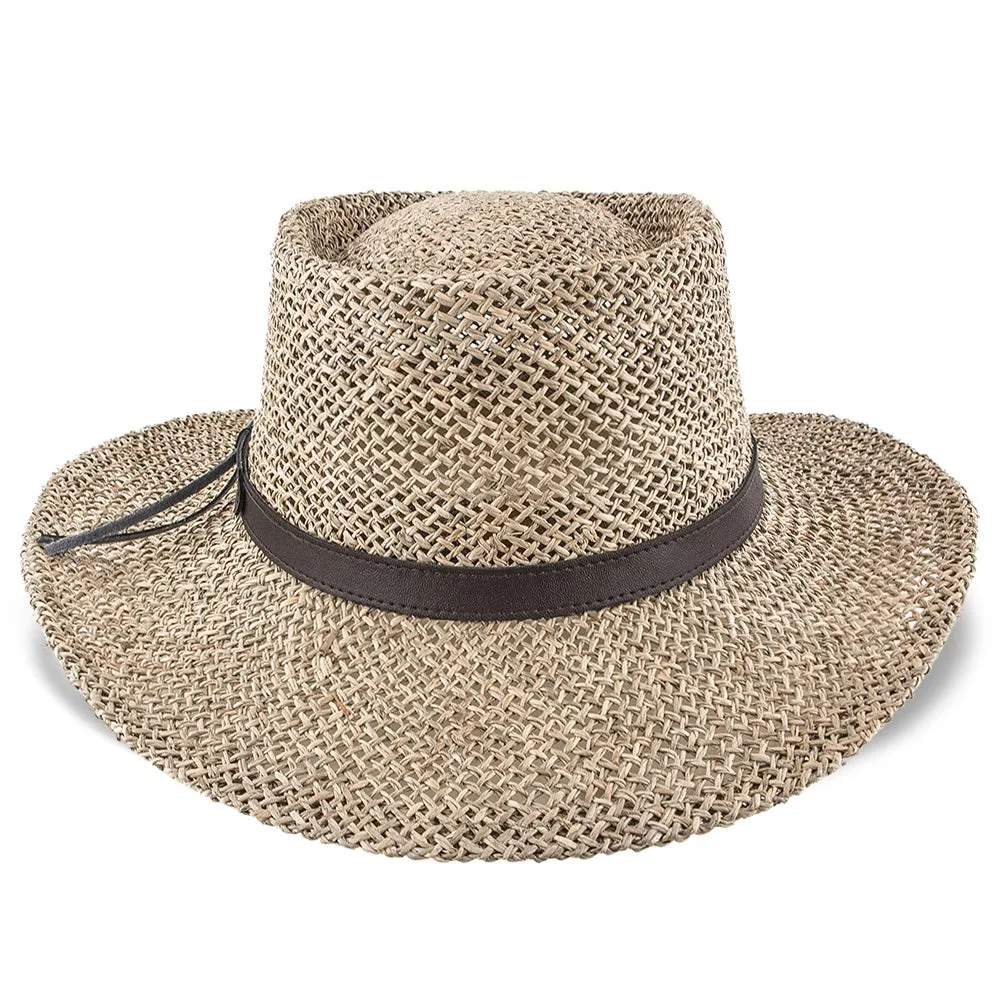 Stetson Gambler - Seagrass Straw Outdoorsman Golf Hat