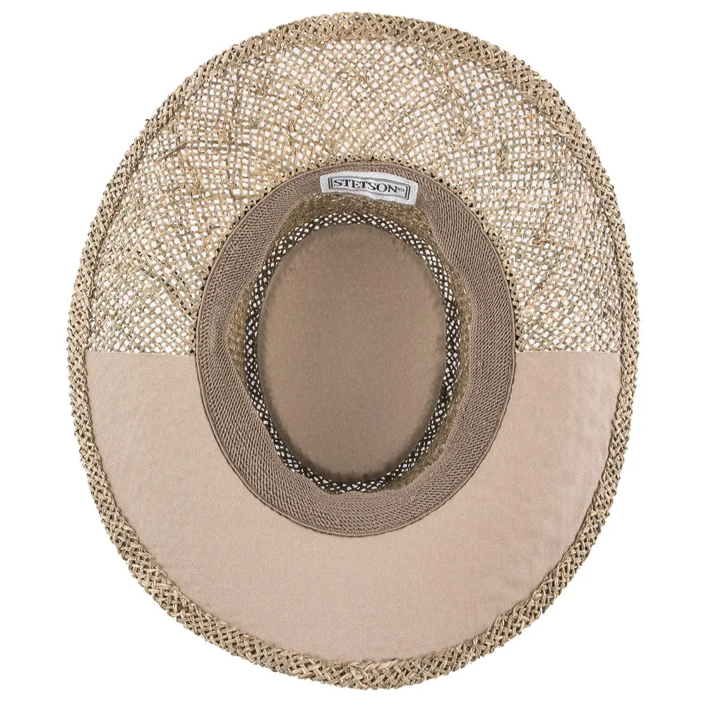 Stetson Gambler - Seagrass Straw Outdoorsman Golf Hat