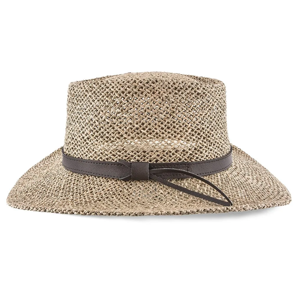 Stetson Gambler - Seagrass Straw Outdoorsman Golf Hat