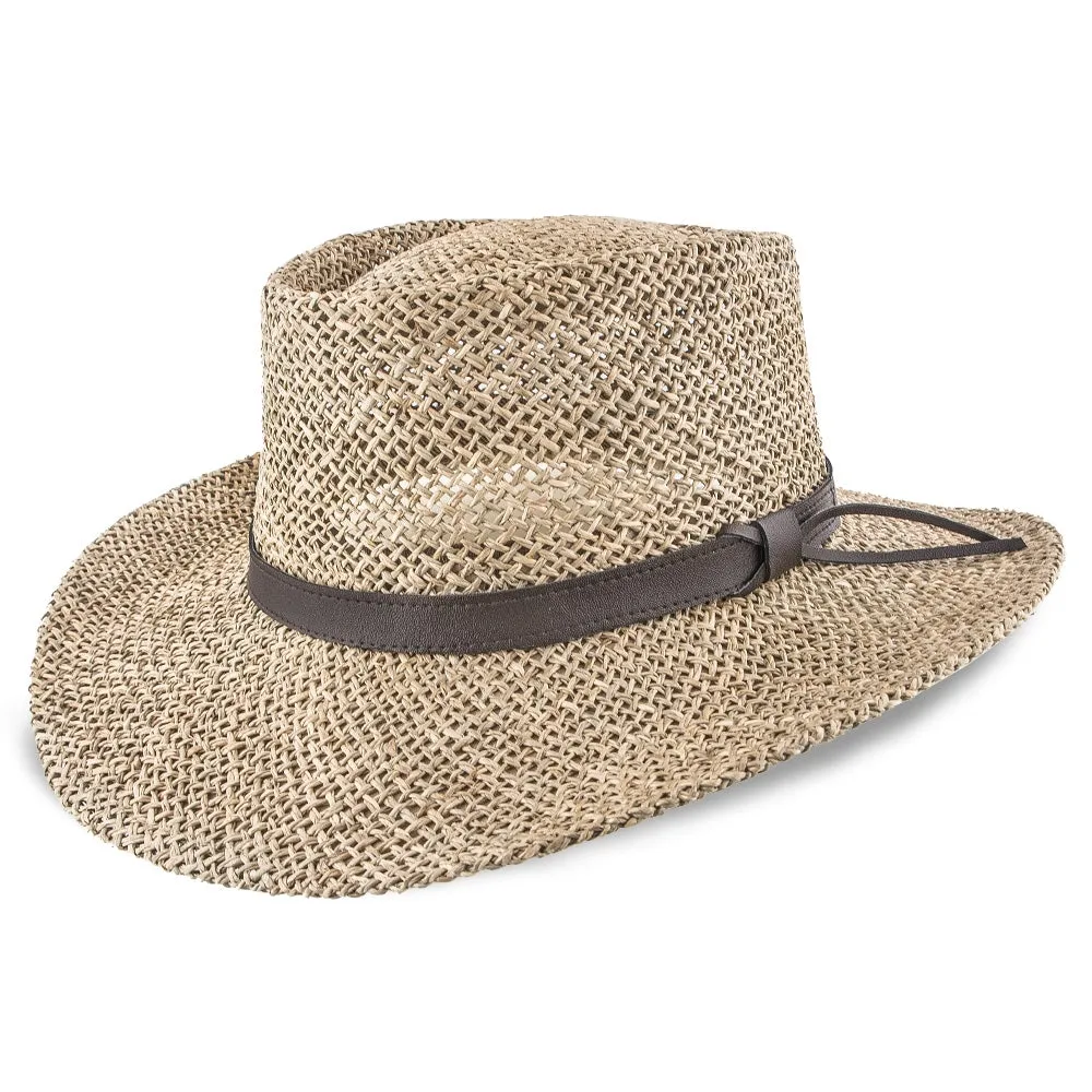 Stetson Gambler - Seagrass Straw Outdoorsman Golf Hat