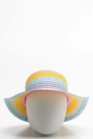 Stripe Sunhat Natural