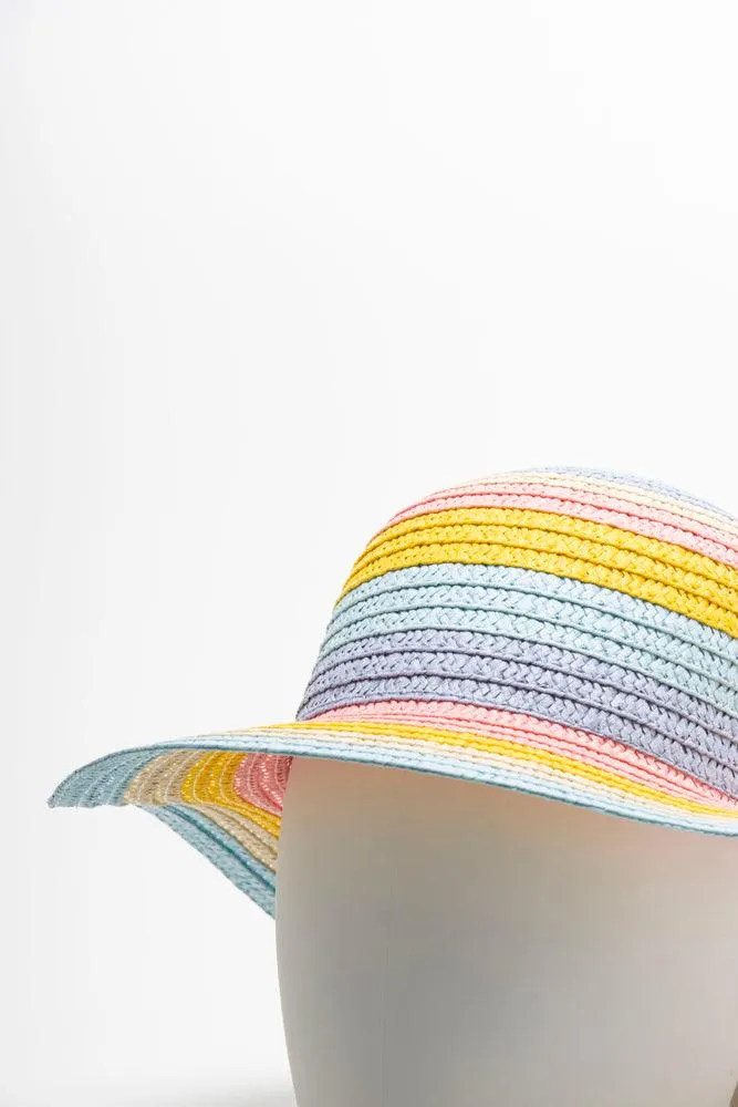 Stripe Sunhat Natural