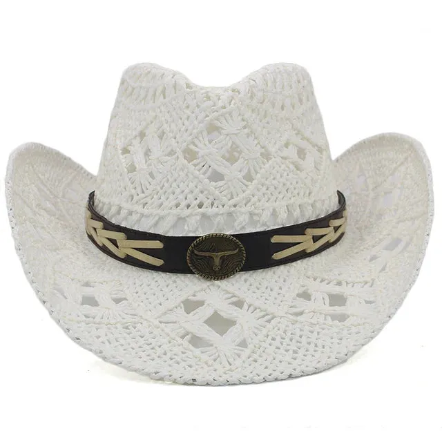 Sunny Days Ahead Straw Western Cowboy Hats