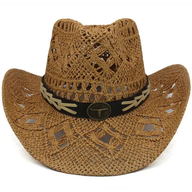 Sunny Days Ahead Straw Western Cowboy Hats