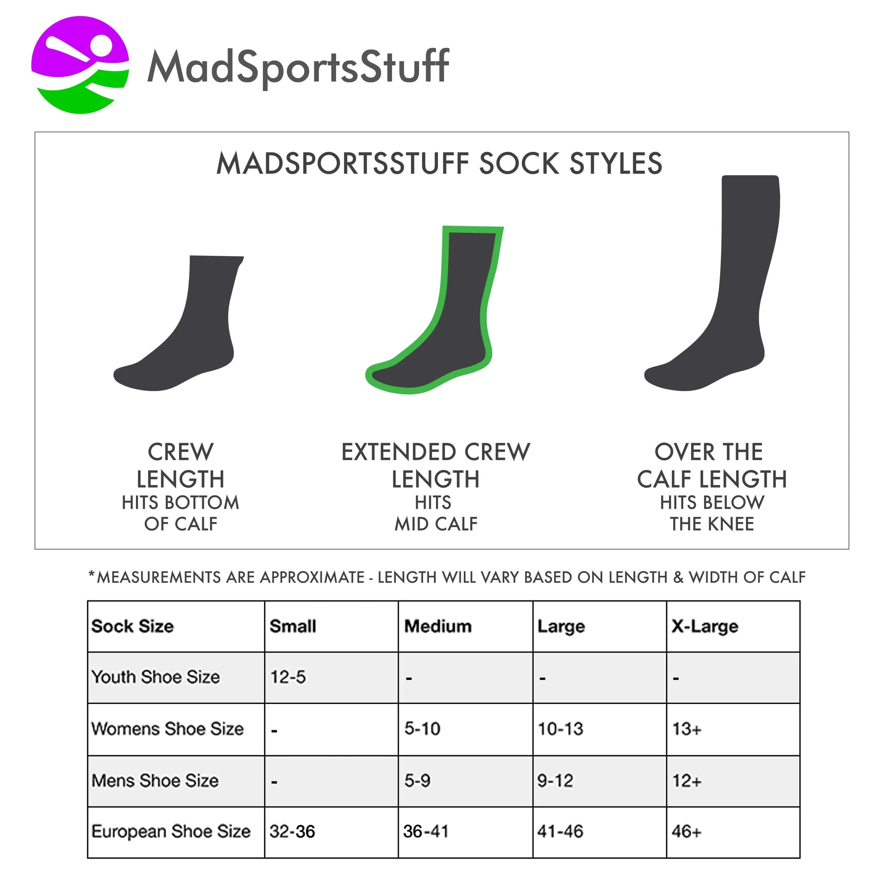 Swimmer Logo Athletic Crew Socks