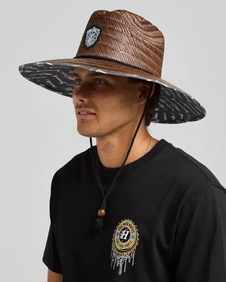 The Mad Hueys Port Side Ahoy Fkers Straw Hat