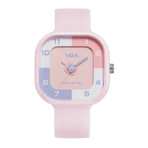 V2A Analog Cute Design Watch for Kids Unisex-Child Between 4 to 13 Years of Age Square Printed Dial 30 M Waterproof Watches for Boys and Girls Aged 4 5 6 7 8 9