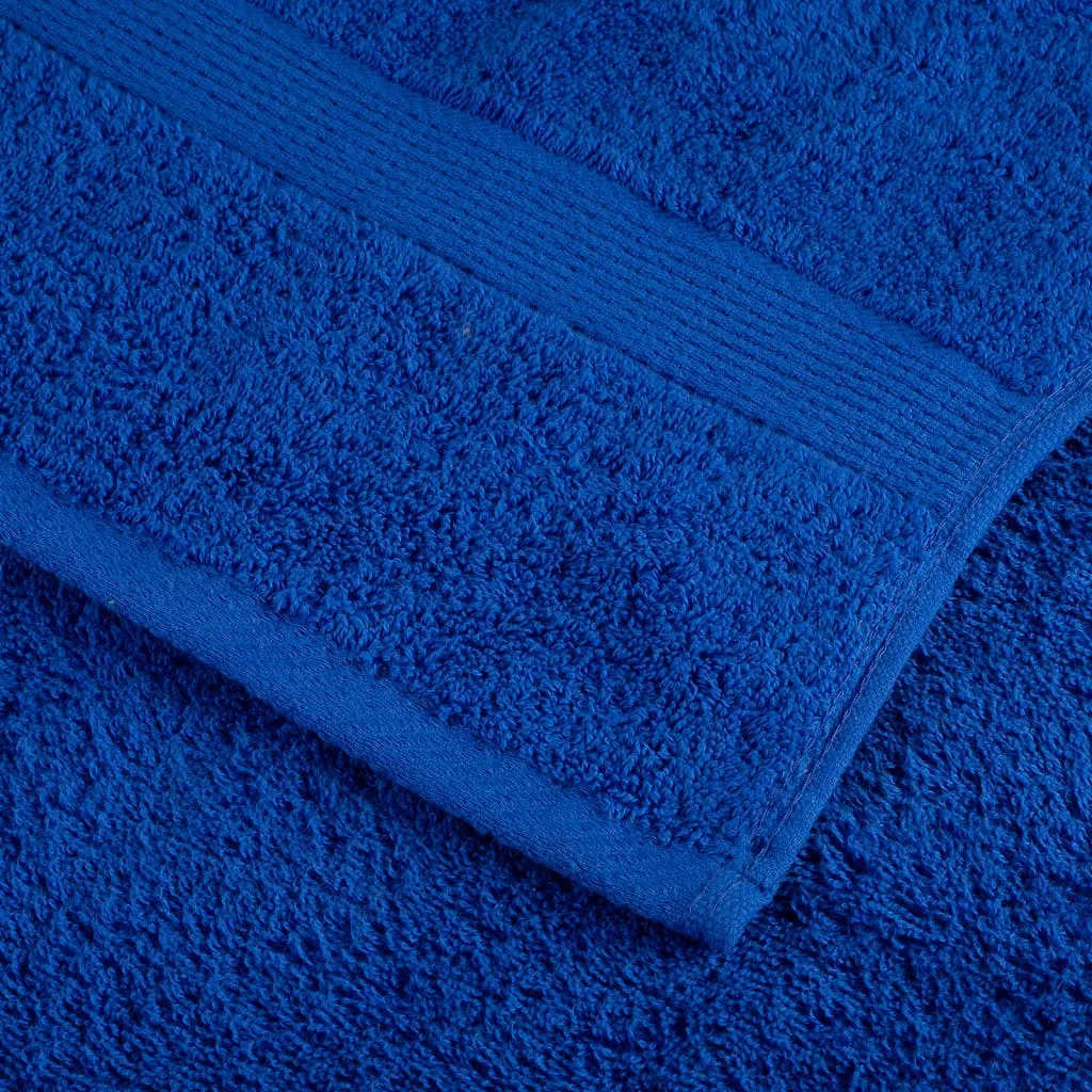 vidaXL 8 Piece Premium Towel Set in SOLUND Blue - Ultra Soft, Absorbent, 600 GSM, 100% Cotton, OEKO-TEX Certified