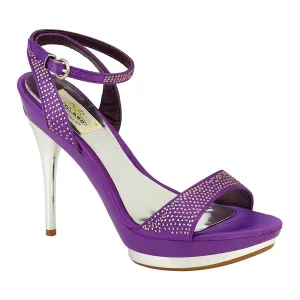 Women's Bolaro Embellished Purple Chrome Dress Shoe