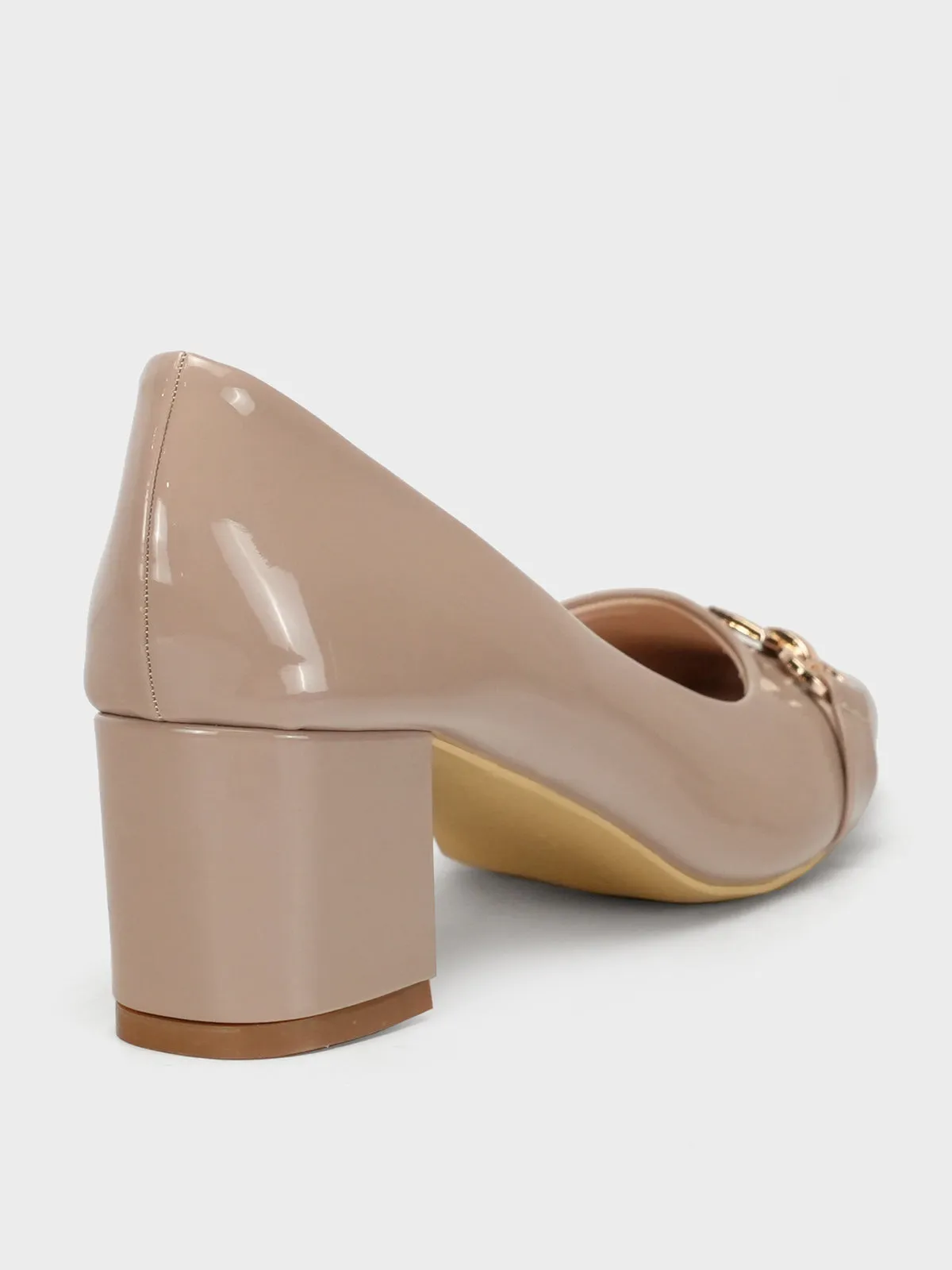 Womens "ANISIM" Block Heel Dress Courts