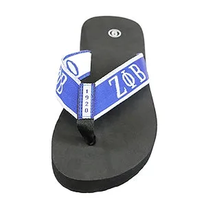 Zeta Phi Beta Sorority Ladies Thong-Style Flip Flop Sandals (11)